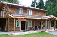 International Mountain Guides new sign at their headquarters in Ashford, WA at the base of Mt. Rainier