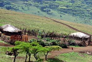 Masai Village on the International Mountain Guides Kilimanjaro African Safari