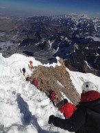 Huayna Potosi summit ridge. (Greg Vernovage)