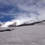 Mt. Rainier hidden in the clouds. (Dustin Balderach)