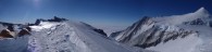 Panorama at High Camp showing Mt. Shinn on the right. (Photo by Rob Marshall)