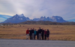 One last team photo - Torres del Paine National Park makes a nice backdrop!