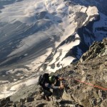 Climbing on the Matterhorn. (Aaron Mainer)