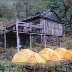 Camp on the trail below Khote. (Eric Simonson)