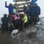 The team on Uhuru Peak, the top of Africa! (Dustin Balderach)
