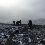 Traversing the crater rim on the way to Uhuru Peak (Dustin Balderach)