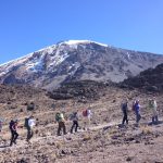 Trekking up Kilimanjaro (Dustin Balderach)