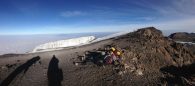 Nearing the summit of Kilimanjaro (Photo Dustin Balderach)