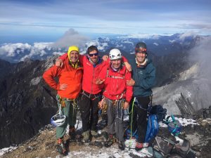 October 2016 Carstenz team on the summit. (Brury)