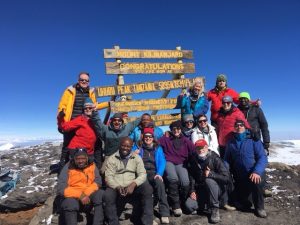 On the Summit of Kilimanjaro