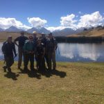 The team at Lake Wilcacocha. (Betsy Dain-Owens)