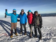 Team on the Summit of Chimborazo