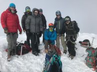 Team on summit of Cayambe â€“ 19,000â€™