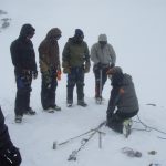 Learning Snow Anchor Basics in the Field