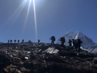 Trekking above Pheriche (Ang Jangbu Sherpa)