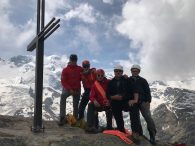 On the summit of the Rifflehorn (Andy Polloczek)