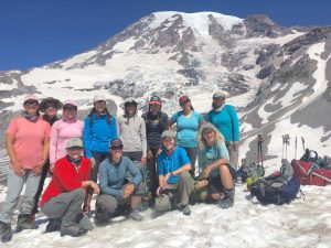 The Rainier women's team is ready to head uphill