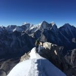 Ridge climbing on Ama Dablam (Phunuru Sherpa)