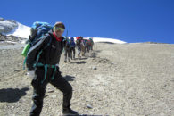 IMG Senior Guide Karma Rita heading up Putha Hiunchuli (Karma Rita Sherpa)