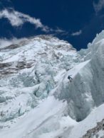 Descending a section of the Khumbu Icefall (Kevin Kayl)