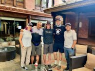 The IMG Manaslu Team at the hotel in Kathmandu (Ang Jangbu)