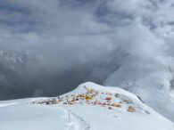 Camp 1 on Manaslu (Phunuru Sherpa)