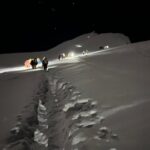 Heading to the summit on a starry night (Phunuru)