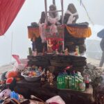 Puja alter at Manaslu BC (Phunuru)