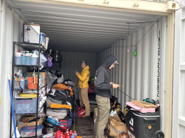 IMG guides prep gear in Talkeetna