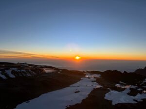 Looking across the crater from Uhuru (Phunuru Sherpa)