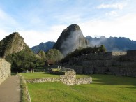 Huayna Picchu is the peak in the center of the photo. (Photo byTye Chapman)