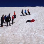Training on the slopes of Elbrus