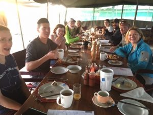 Breakfast on the Serengeti (photo: Emily Johnston)
