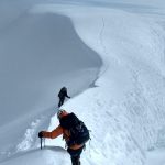 Coming off the summit of Cayambe.
