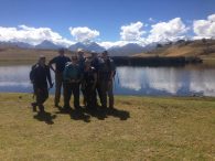 The team at Lake Wilcacocha. (Betsy Dain-Owens)