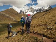 En route to camp near Lagoon Mituchoocha (John Hodder)