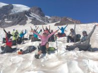 Rainier Women's Climb on the Muir Snowfield