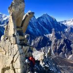 Technical climbing on Ama Dablam (Phunuru Sherpa)