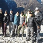 December Trekking Team ready for departure from Namche (Sonam Dorje Sherpa)