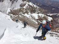 IMG Climbers on Upper Aconcagua