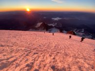 Hard to beat a sunrise on Mt. Rainier! (Jonathan Schrock)
