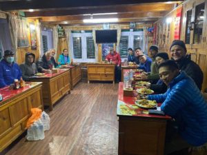 Dinner in Phaplu (Phunuru Sherpa)