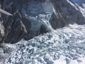 Khumbu Icefall March 2021 (Phunuru Sherpa)
