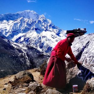 Thamserku from upper Pangboche (Mingma Tshering)