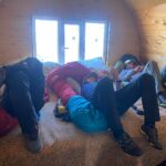 Hanging at the hut on Elbrus (Sasha Sak)