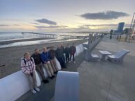 January Vinson Team taking in the views in Punta Arenas (Jonathan Schrock)