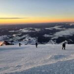 The view from near the top of Mt Rainier (Riley Gilson)
