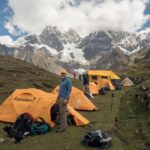 Camp at Lagoon Carhuacocha (John Hodder)