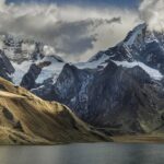 Sulia Grande and Yerupaja from Lagoon Carhuachoca (John Hodder)