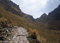 On the Inca Trail heading to the Dead Woman Pass (Eric Simonson)